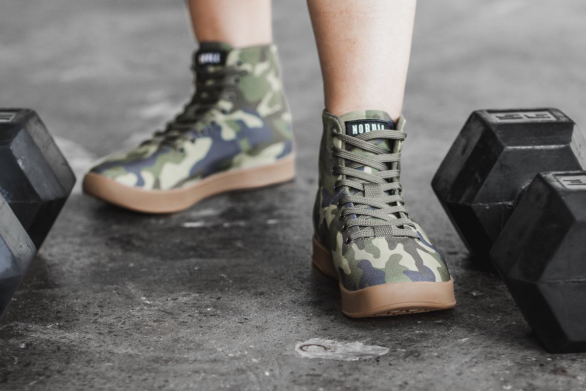 Basket Nobull High-Top Canvas Trainer Femme Camouflage | NJ3471890