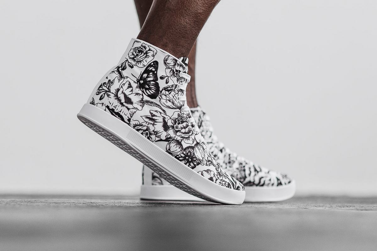 Basket Nobull High-Top Canvas Trainer Homme Blanche Noir | BM1637249