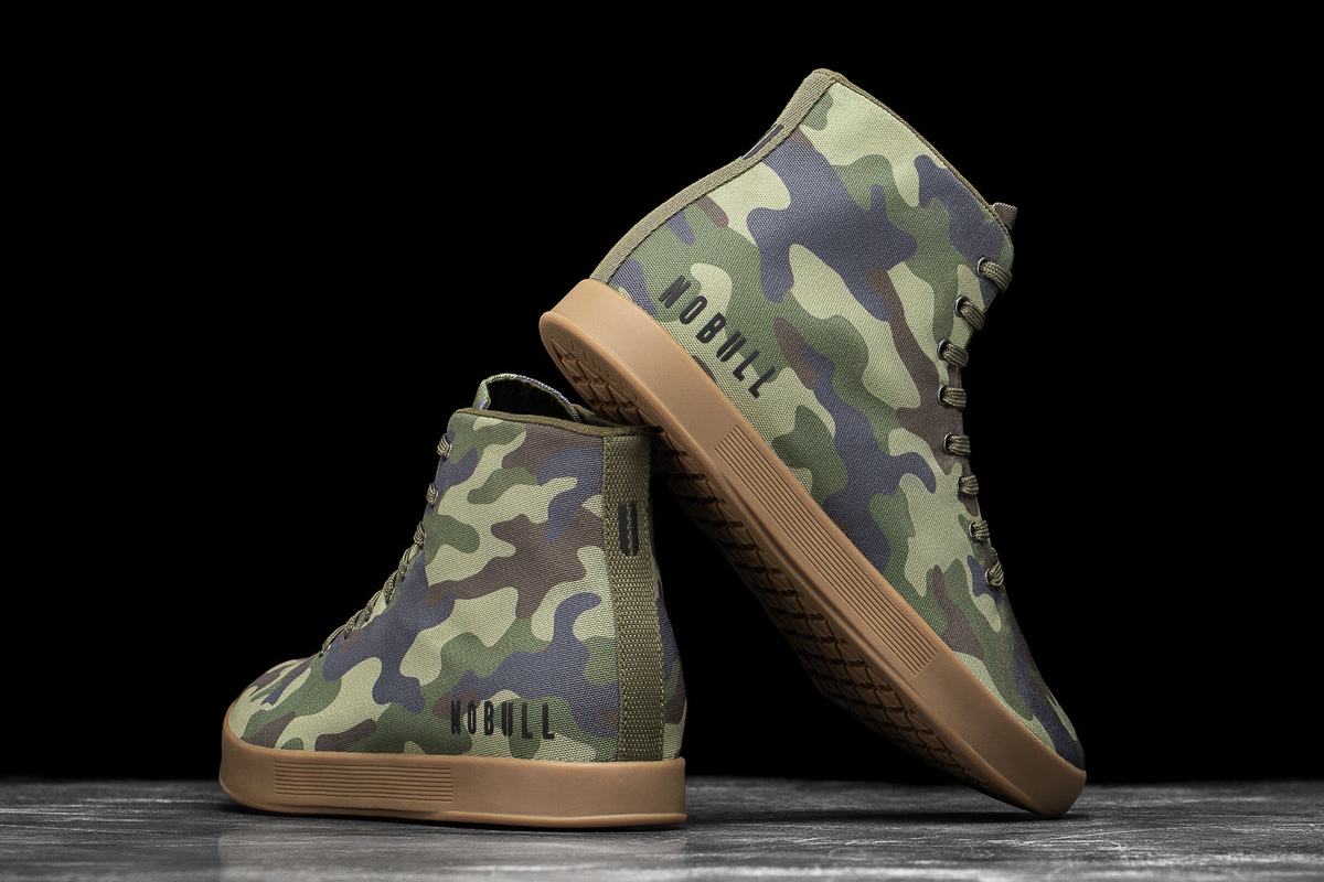 Basket Nobull High-Top Canvas Trainer Homme Camouflage | BY5162048