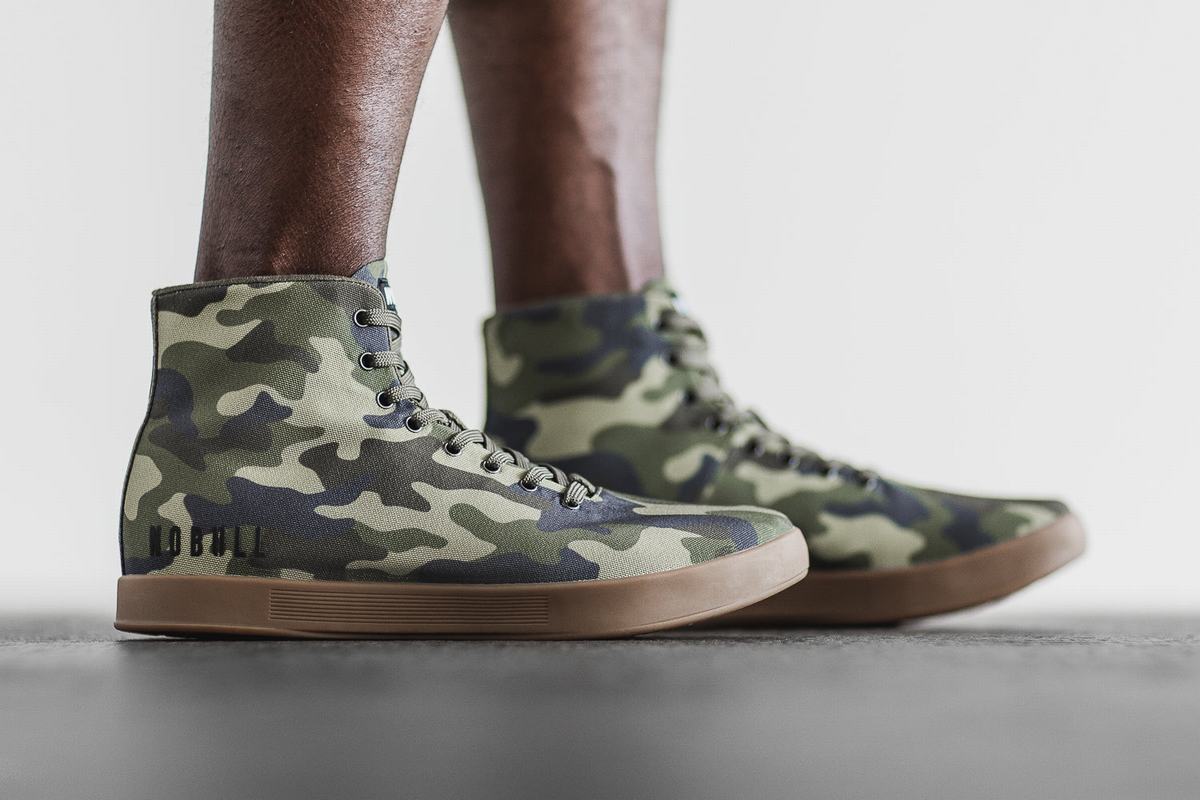 Basket Nobull High-Top Canvas Trainer Homme Camouflage | BY5162048