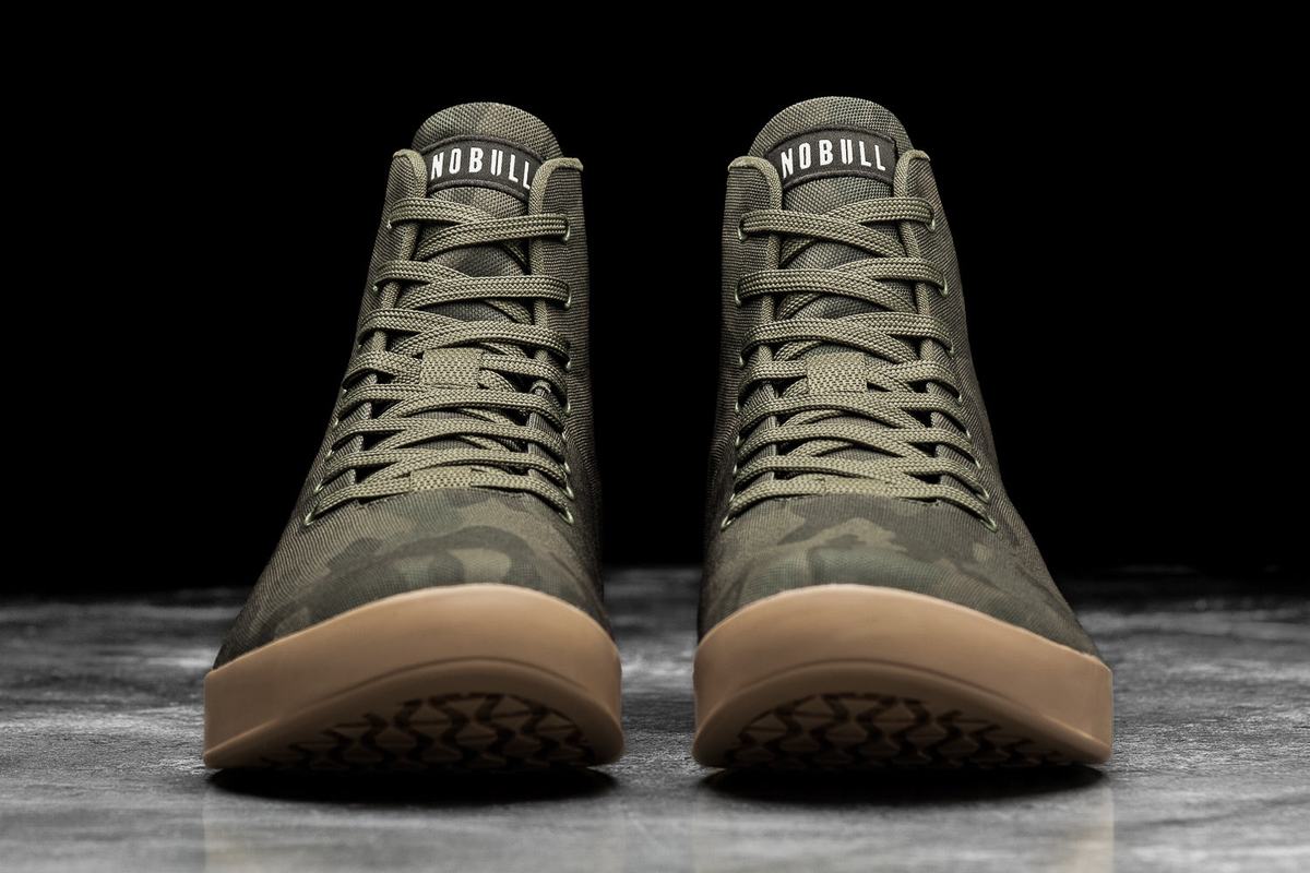Basket Nobull High-Top Canvas Trainer Homme Camouflage Foncé | LG5017649