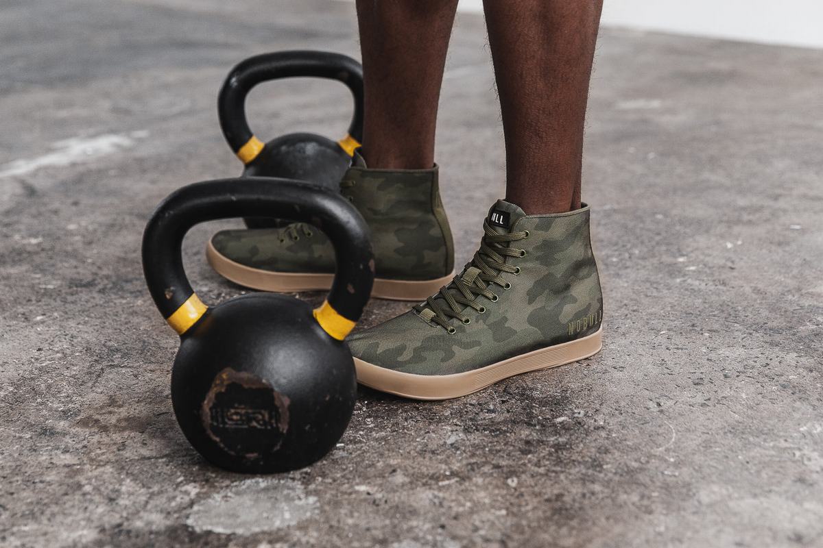 Basket Nobull High-Top Canvas Trainer Homme Camouflage Foncé | LG5017649