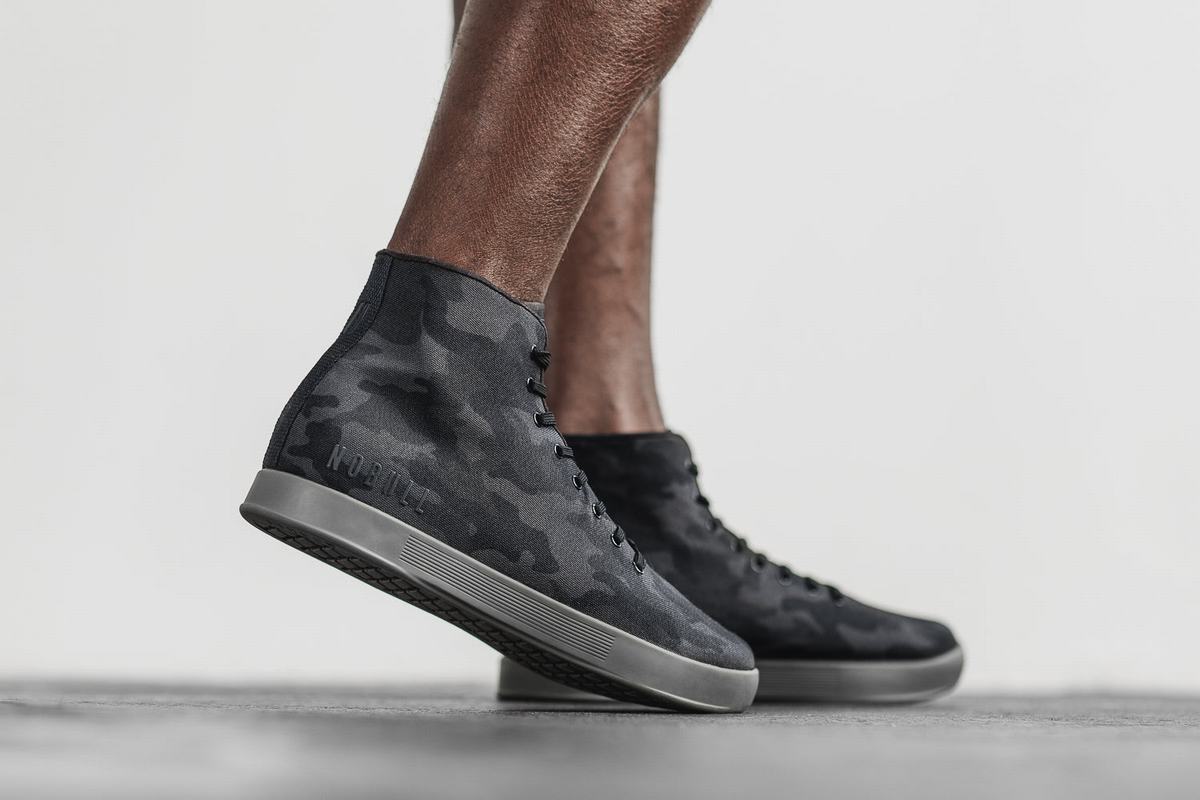 Basket Nobull High-Top Canvas Trainer Homme Camouflage | LN5649387