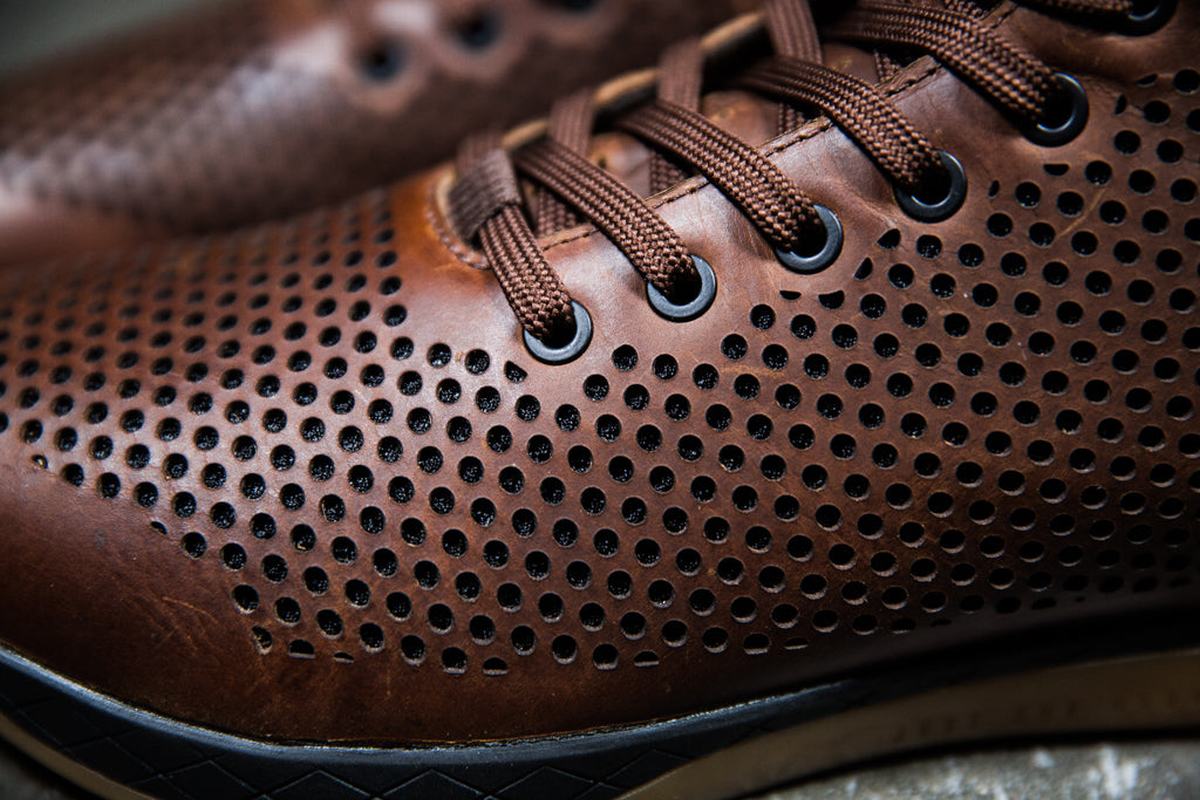 Basket Nobull High-Top Leather Trainer Homme Cafe | KW0621734
