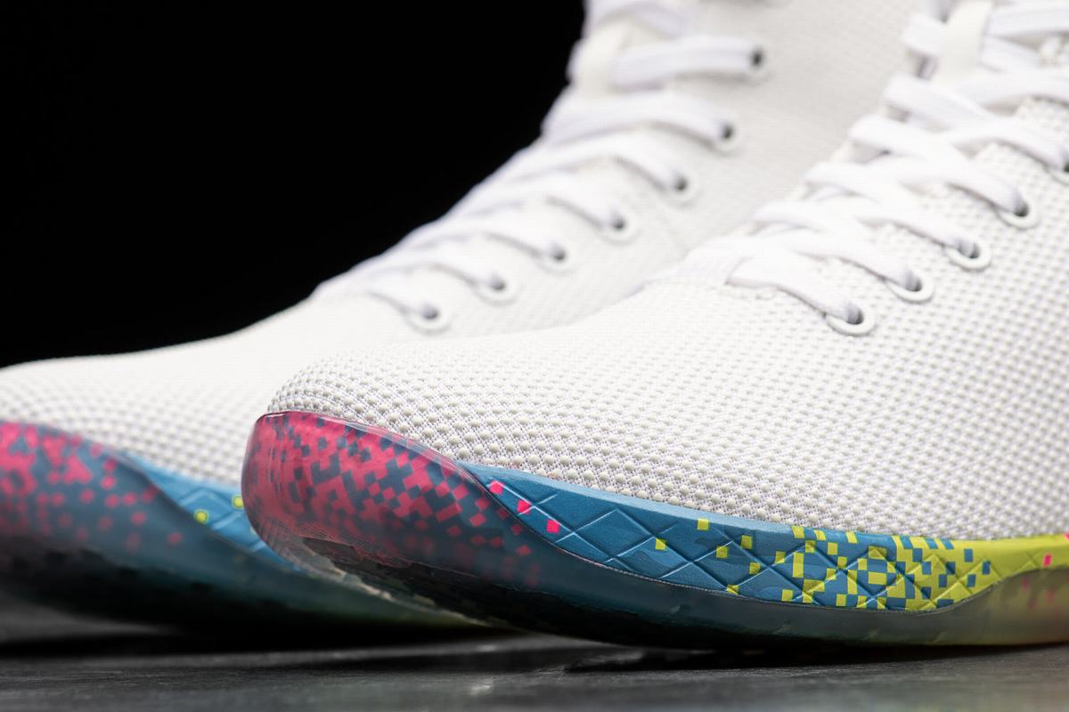 Basket Nobull High-Top Neon Trainer Femme Blanche | AL9832701