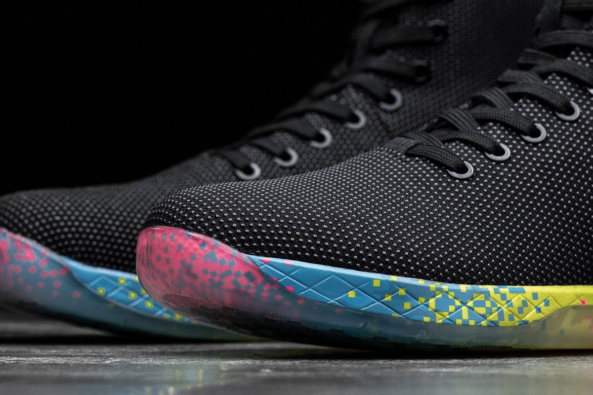Basket Nobull High-Top Neon Trainer Homme Noir | UQ8135694