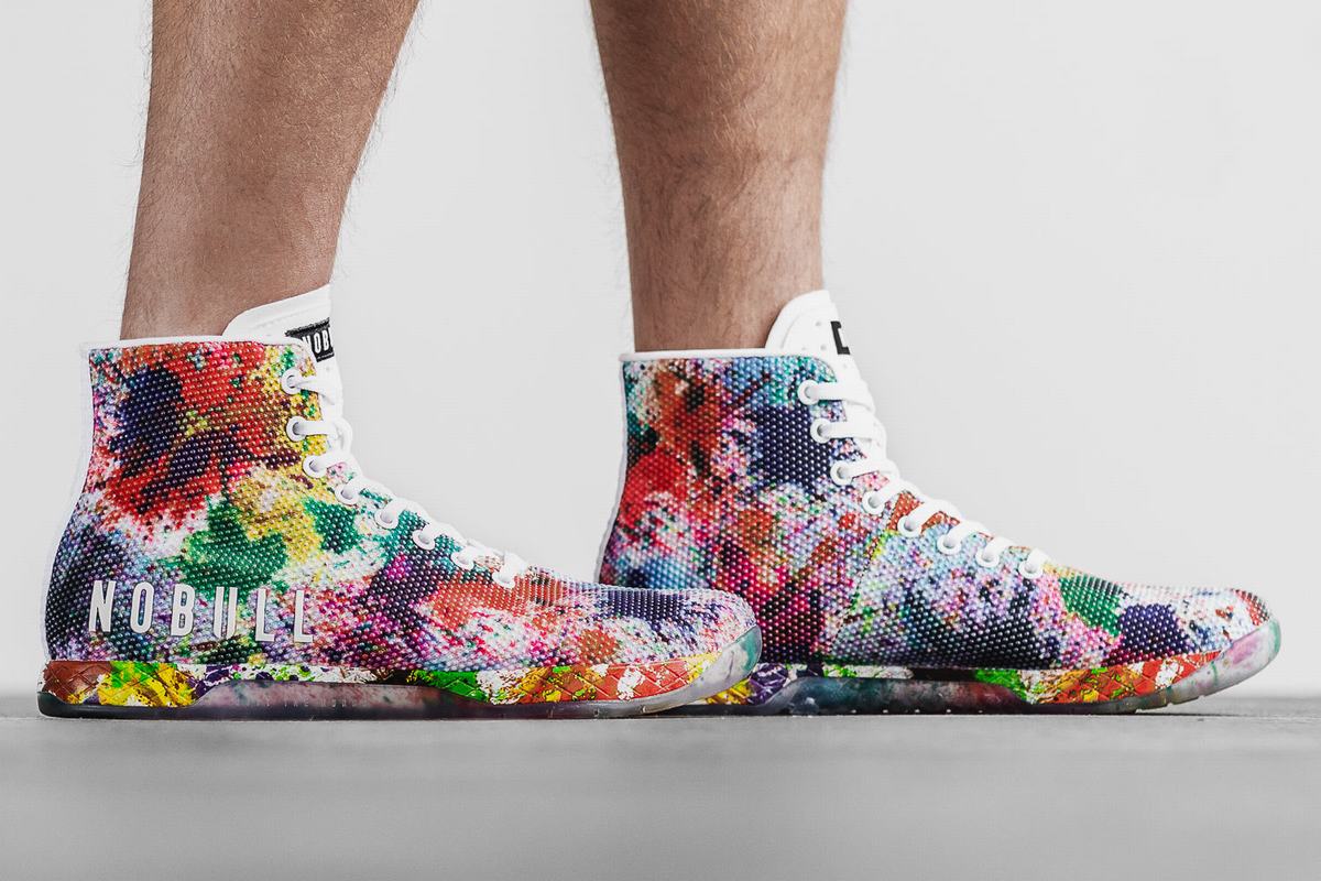 Basket Nobull High-Top Pride Art Work Trainer Homme Multicolore | FN9731048