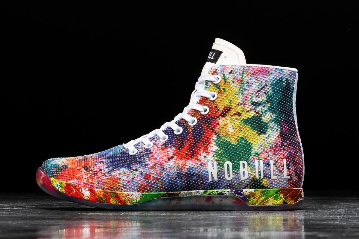 Basket Nobull High-Top Pride Art Work Trainer Homme Multicolore | FN9731048