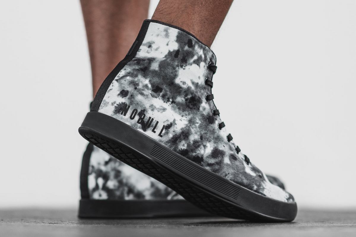 Basket Nobull High-Top Tie-Dye Canvas Trainer Homme Grise | FU2063158