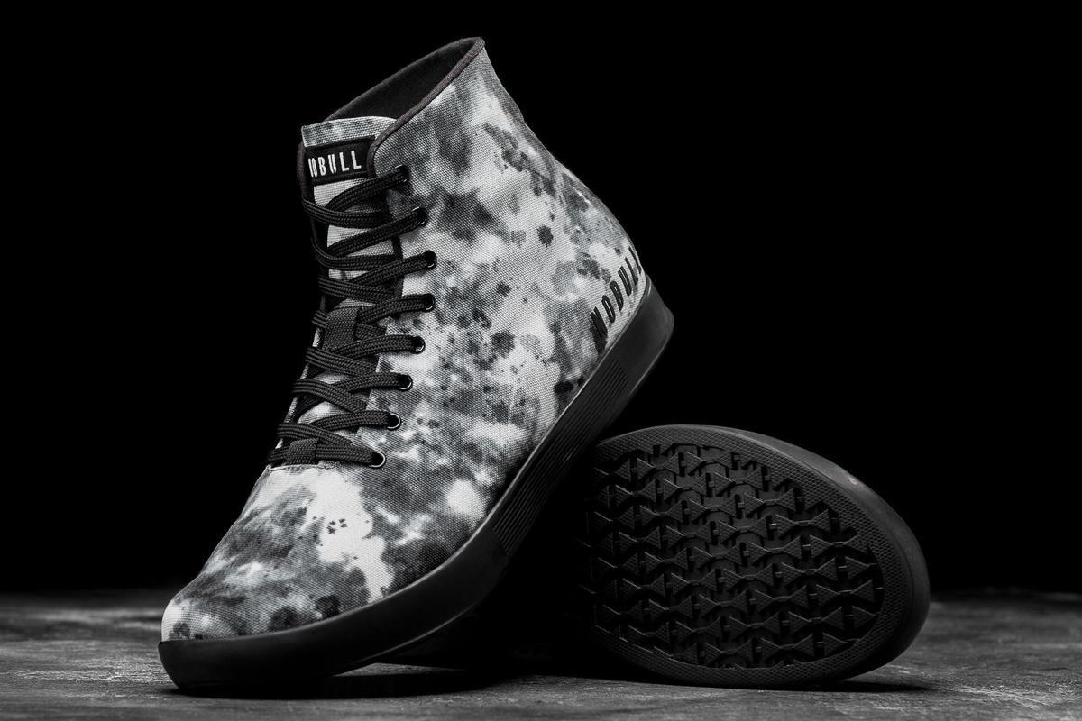 Basket Nobull High-Top Tie-Dye Canvas Trainer Homme Grise | FU2063158