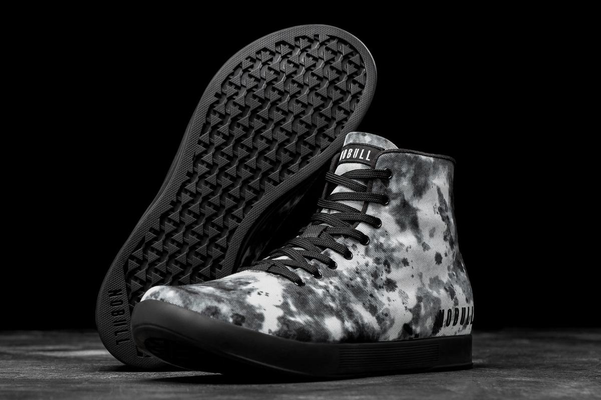 Basket Nobull High-Top Tie-Dye Canvas Trainer Homme Grise | FU2063158