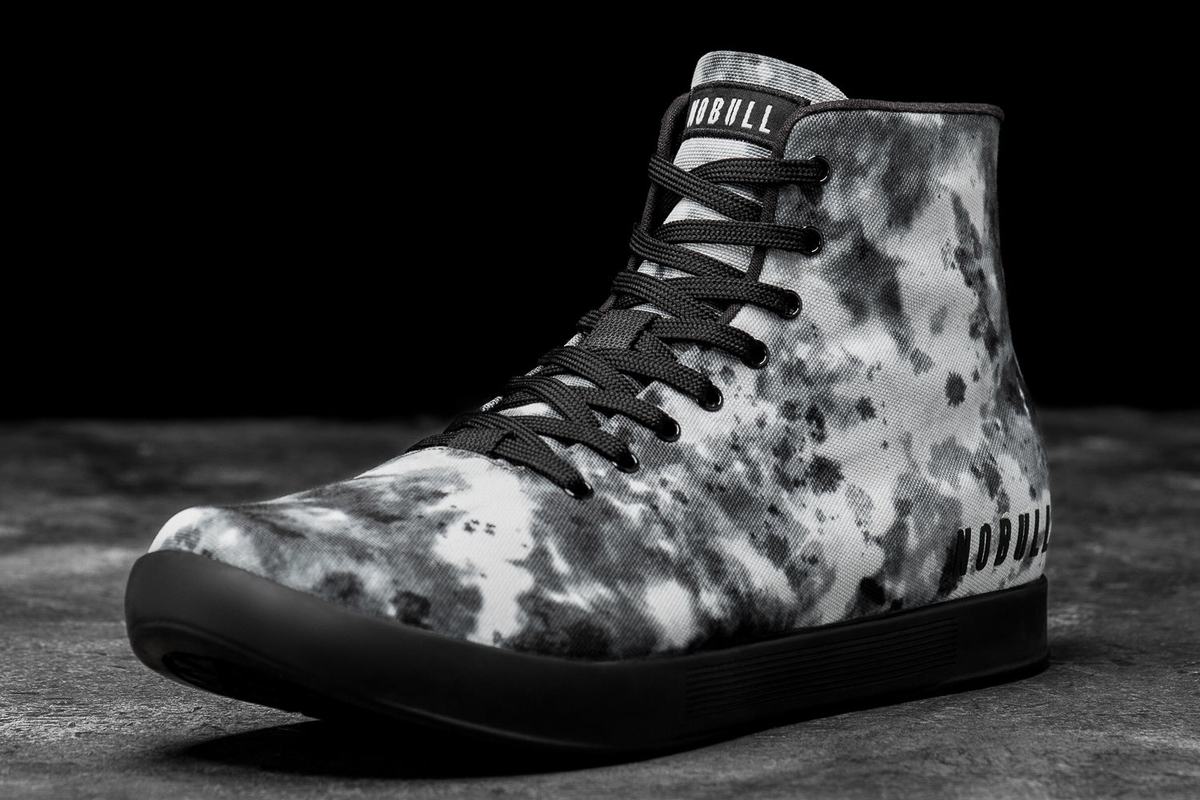 Basket Nobull High-Top Tie-Dye Canvas Trainer Homme Grise | FU2063158