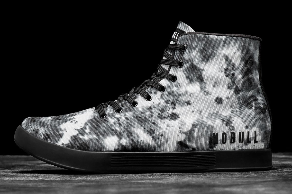 Basket Nobull High-Top Tie-Dye Canvas Trainer Homme Grise | FU2063158