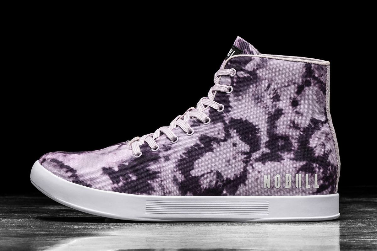 Basket Nobull High-Top Tie-Dye Canvas Trainer Homme Violette | PA7631804