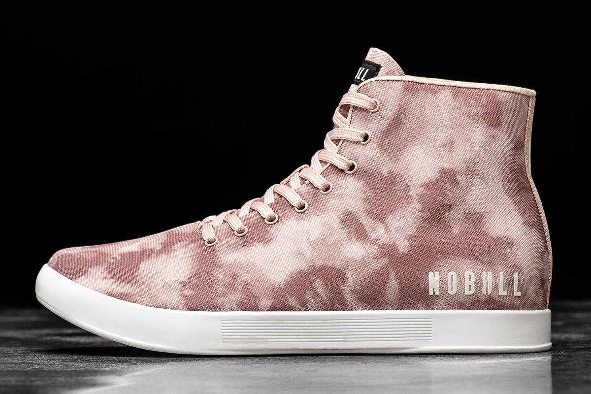 Basket Nobull High-Top Tie-Dye Canvas Trainer Femme Rose | QD8123647