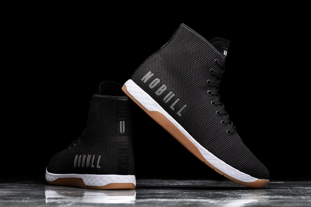 Basket Nobull High-Top Trainer Femme Noir Blanche | TC4736291