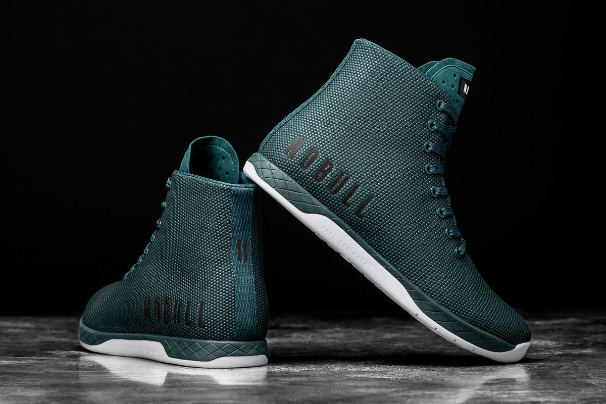 Basket Nobull High-Top Trainer Femme Turquoise Foncé | AU5624713