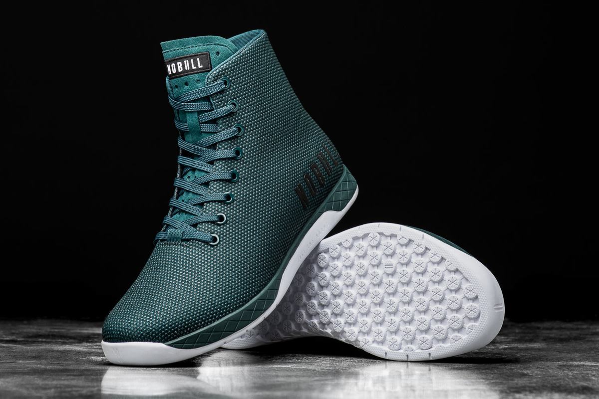 Basket Nobull High-Top Trainer Femme Turquoise Foncé | AU5624713