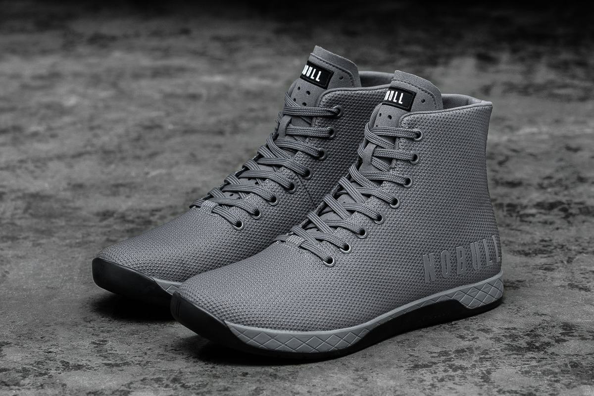 Basket Nobull High-Top Trainer Homme Grise Foncé Noir | AZ2975018