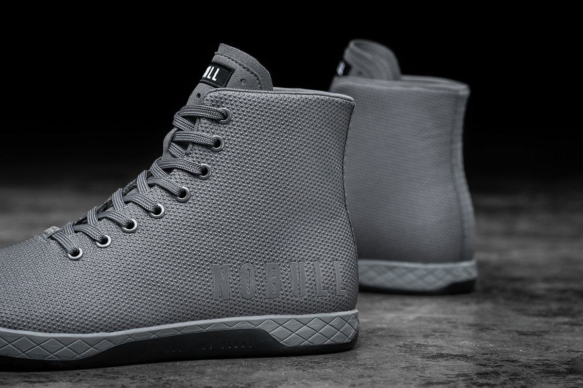 Basket Nobull High-Top Trainer Homme Grise Foncé Noir | AZ2975018