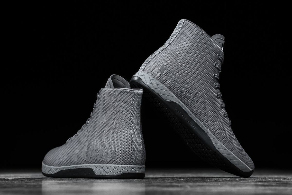 Basket Nobull High-Top Trainer Homme Grise Foncé Noir | AZ2975018