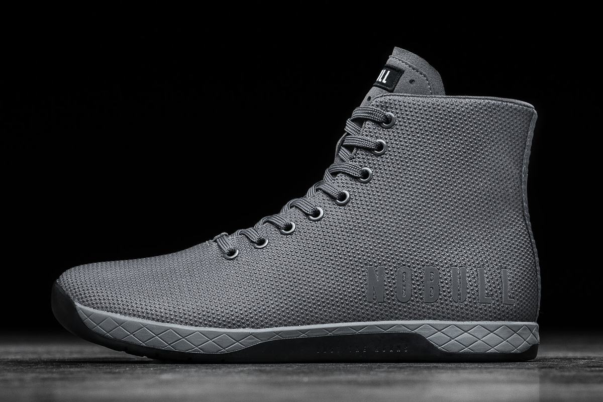 Basket Nobull High-Top Trainer Homme Grise Foncé Noir | AZ2975018