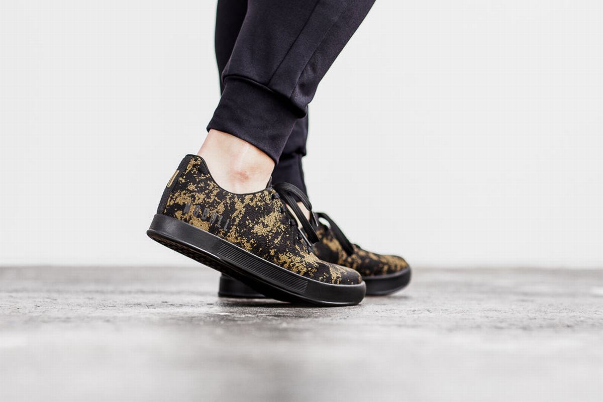 Basket Nobull Pride Canvas Trainer Homme Doré Noir | WI3479521