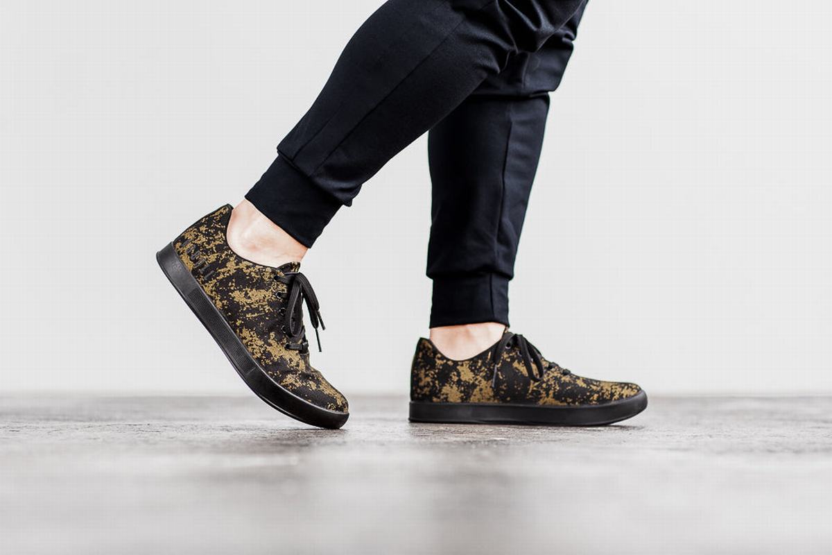 Basket Nobull Pride Canvas Trainer Homme Doré Noir | WI3479521