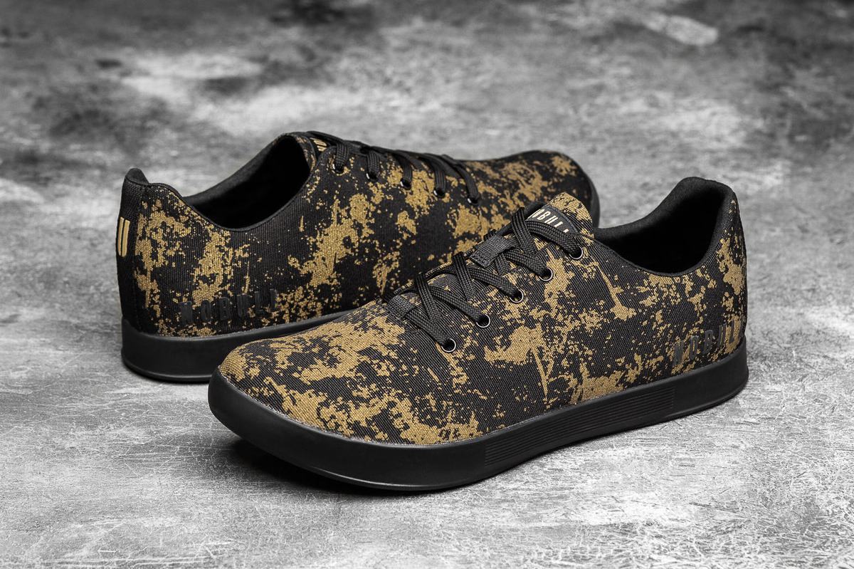 Basket Nobull Pride Canvas Trainer Homme Doré Noir | WI3479521