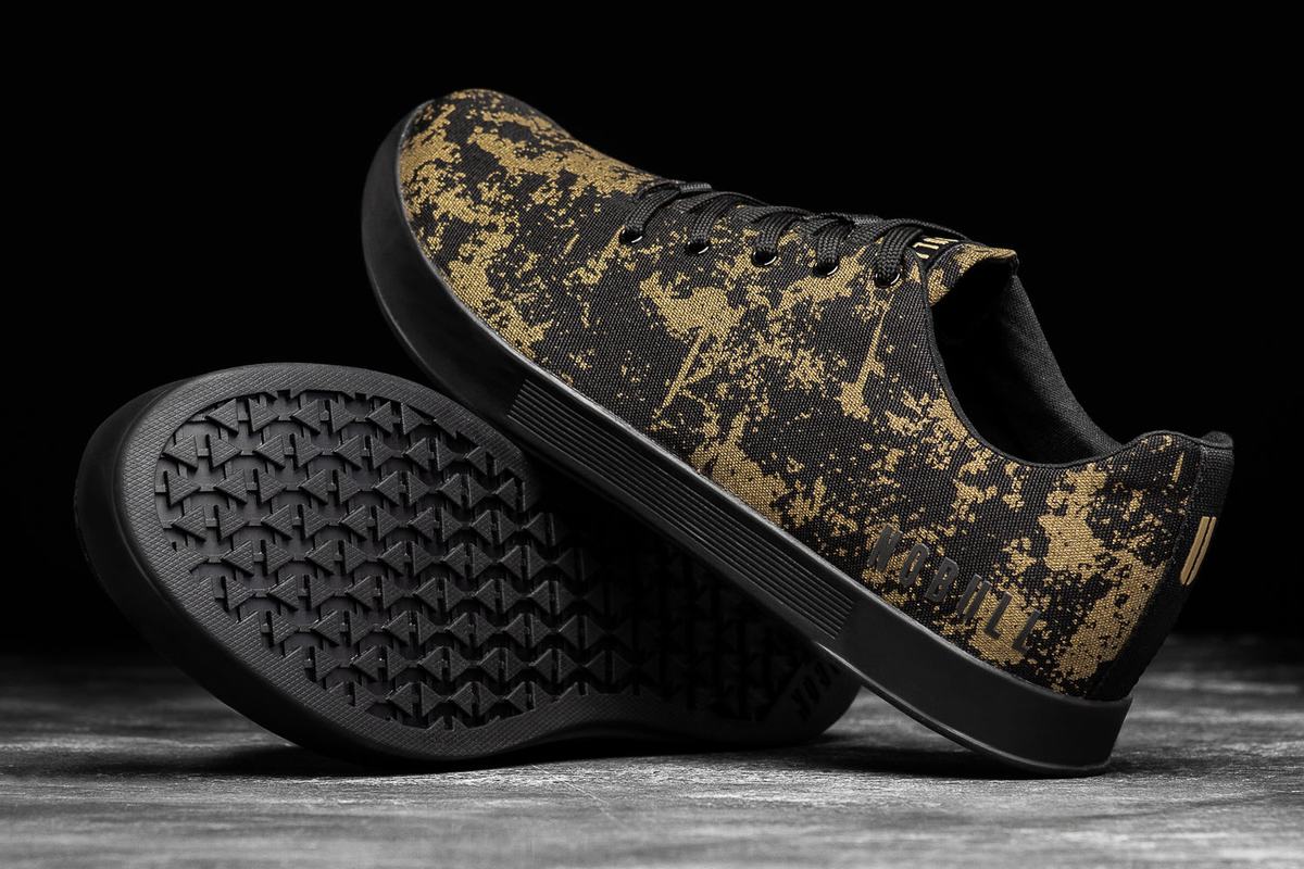 Basket Nobull Pride Canvas Trainer Homme Doré Noir | WI3479521