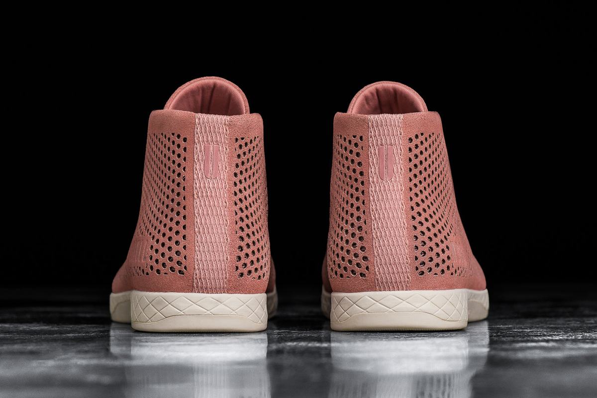 Basket Nobull Suede Mid Trainer Femme Rose | YZ2415896