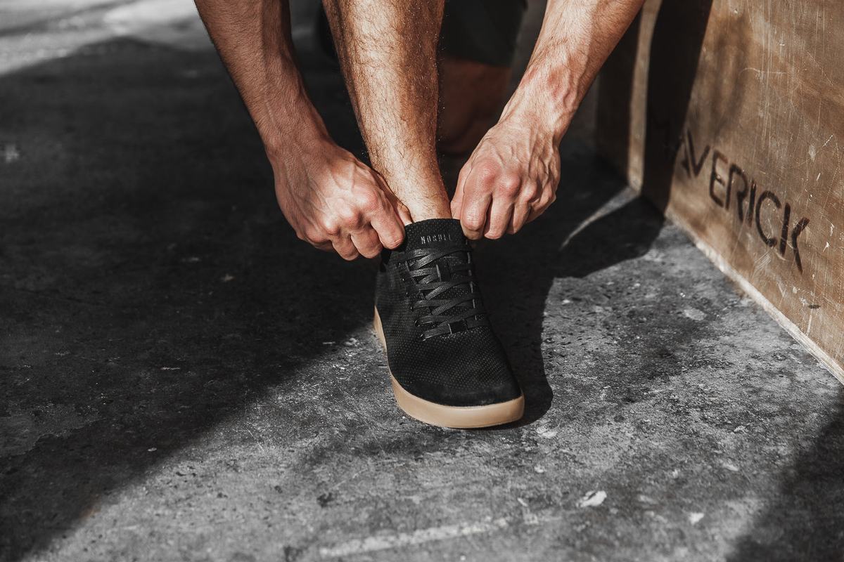 Basket Nobull Suede Mid Trainer Homme Noir | KD9540678