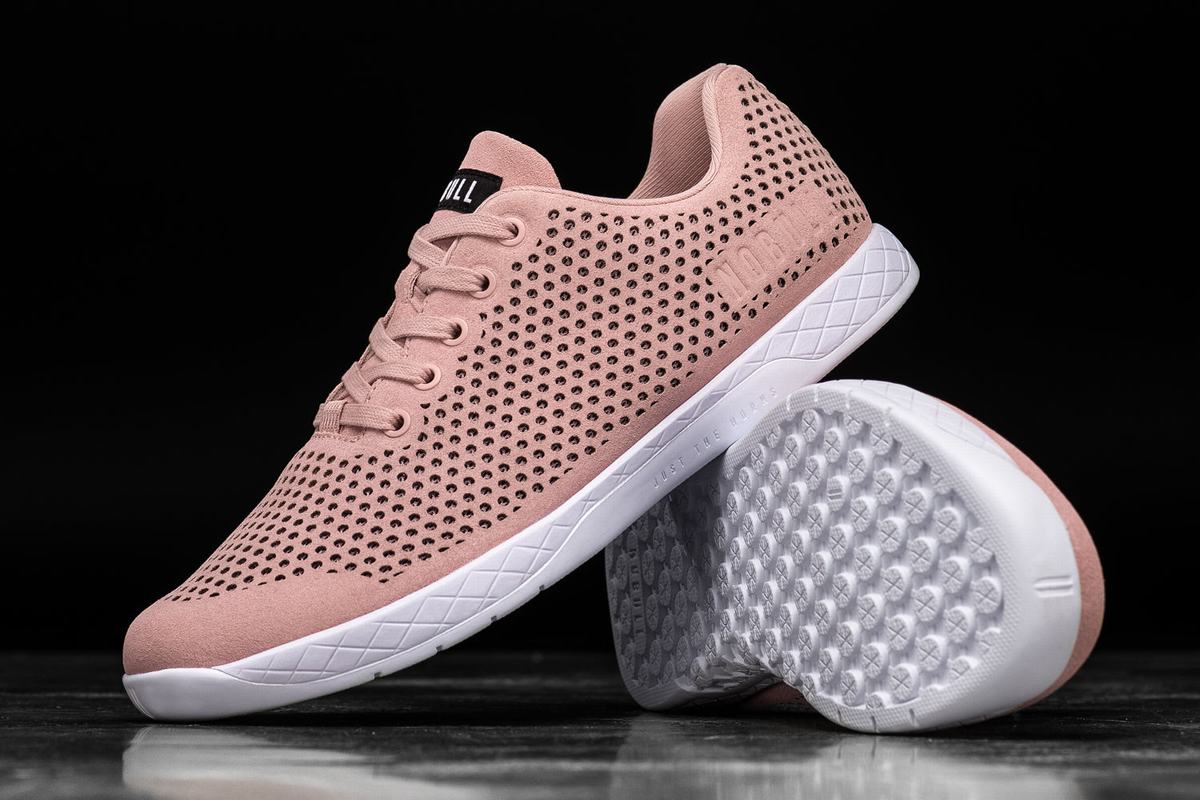 Basket Nobull Suede Trainer Femme Blanche | CM8429537