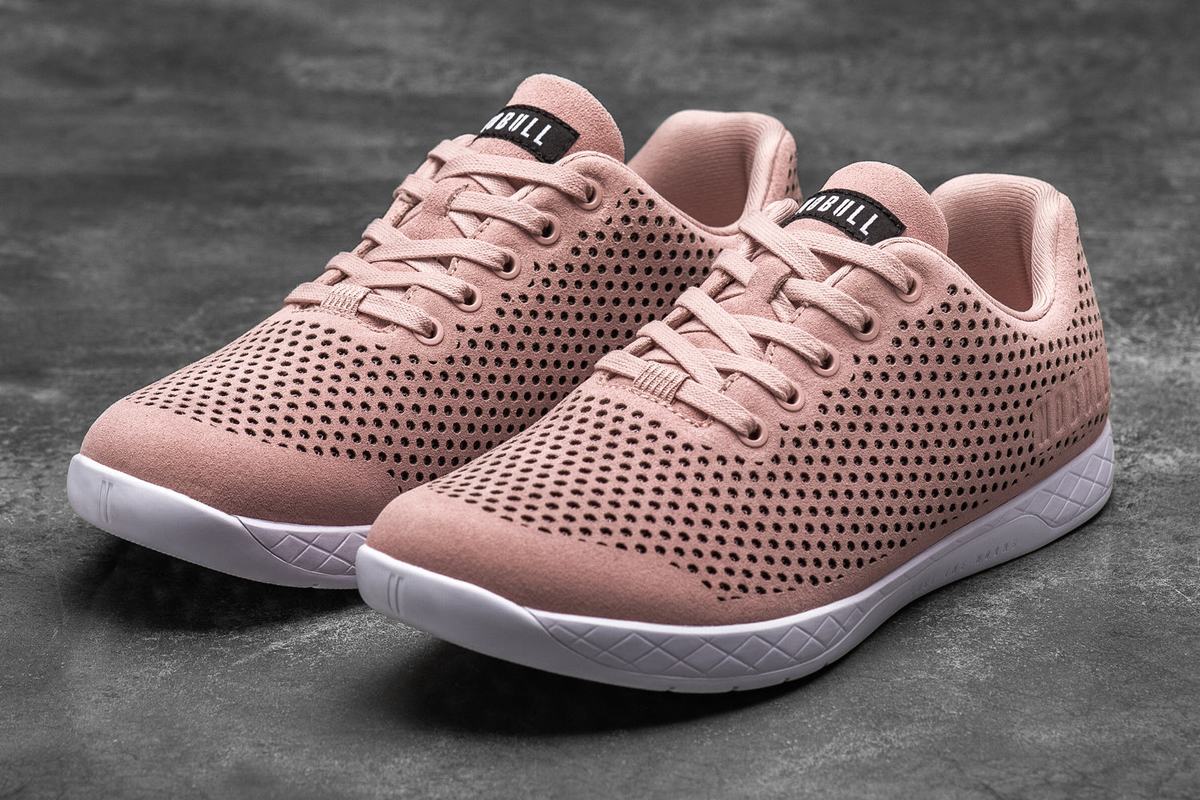 Basket Nobull Suede Trainer Femme Blanche | CM8429537