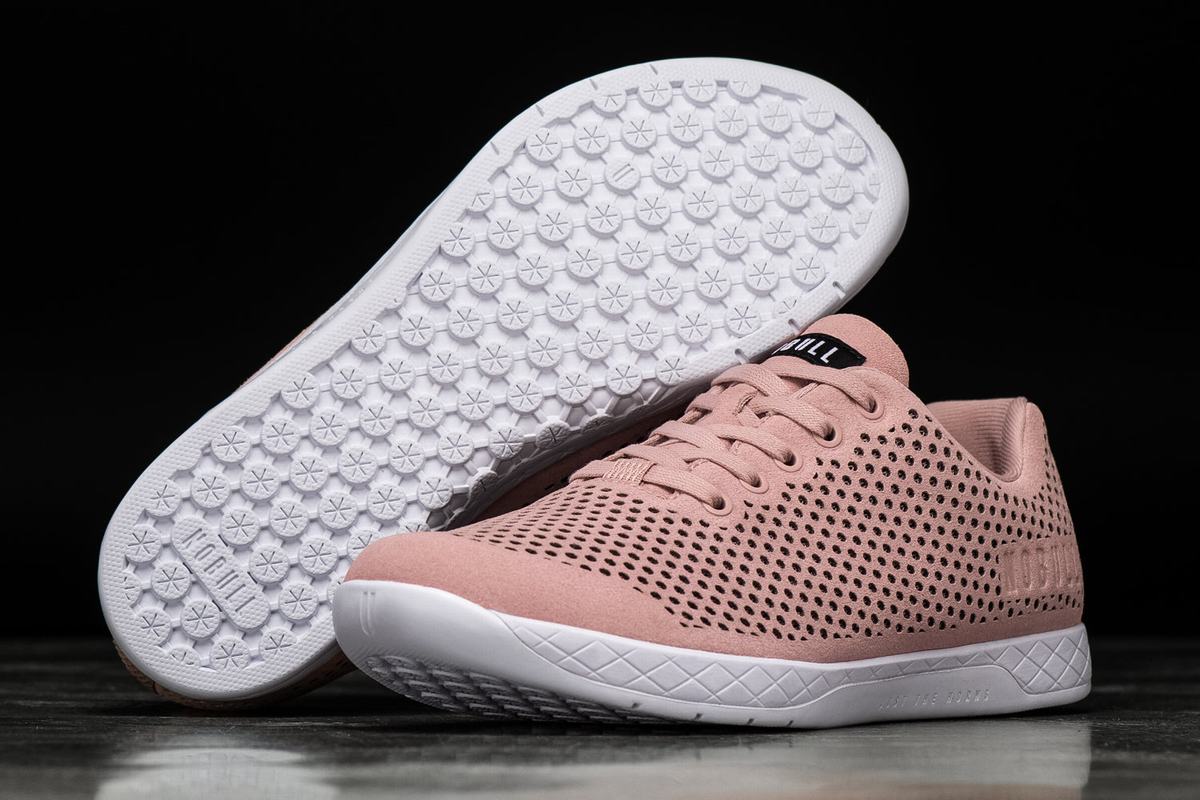 Basket Nobull Suede Trainer Femme Blanche | CM8429537