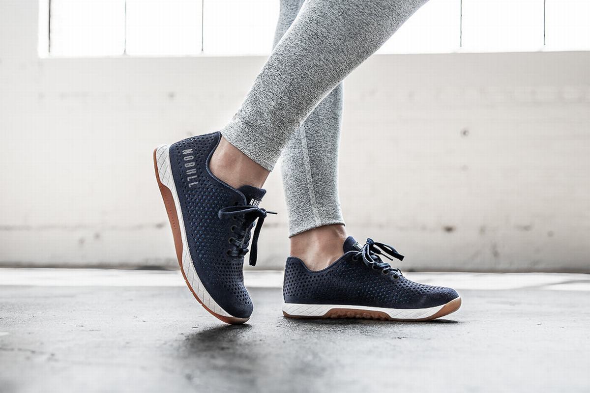 Basket Nobull Suede Trainer Femme Bleu Marine | BW0816945