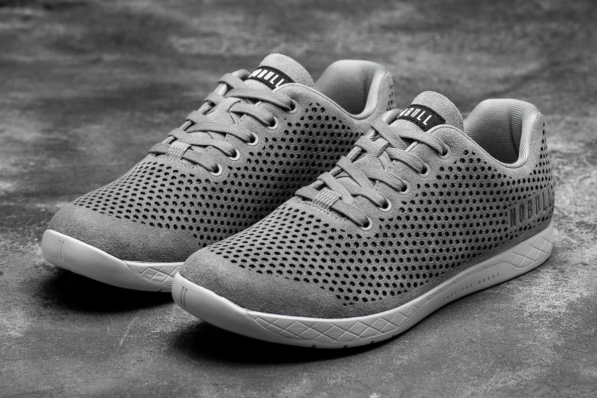 Basket Nobull Suede Trainer Femme Grise | MC8157963