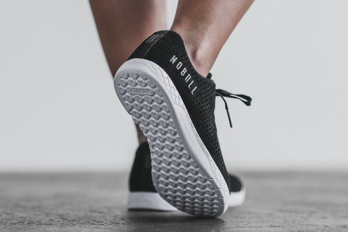 Basket Nobull Suede Trainer Femme Noir Blanche | WB9074352