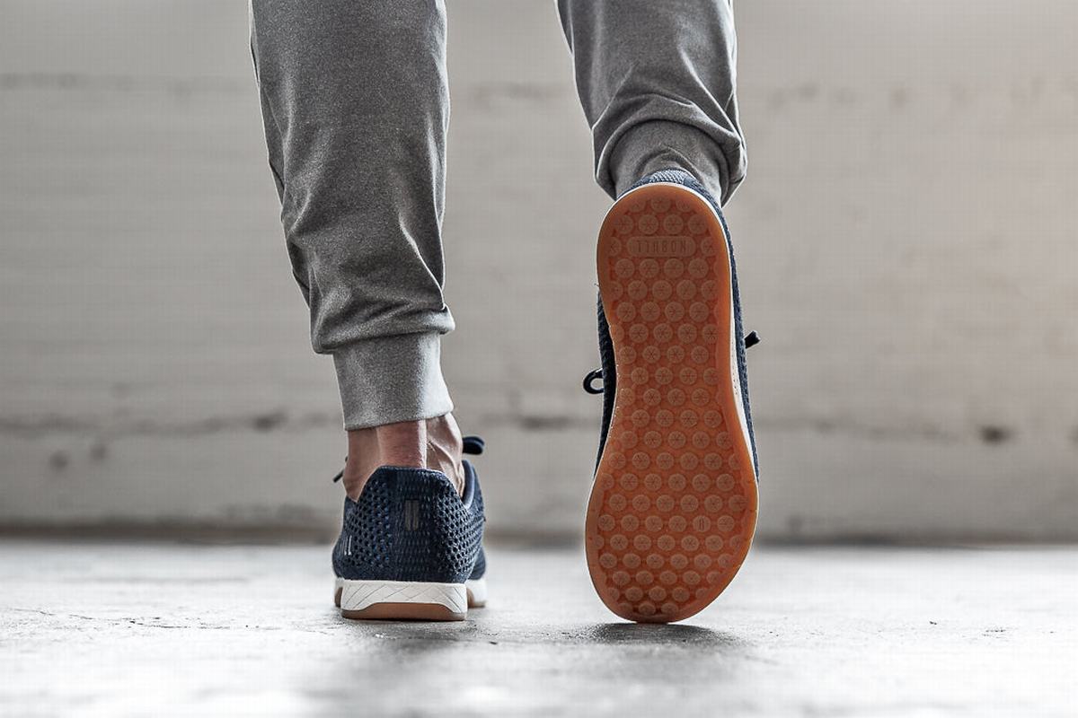 Basket Nobull Suede Trainer Homme Bleu Marine | CO4081396