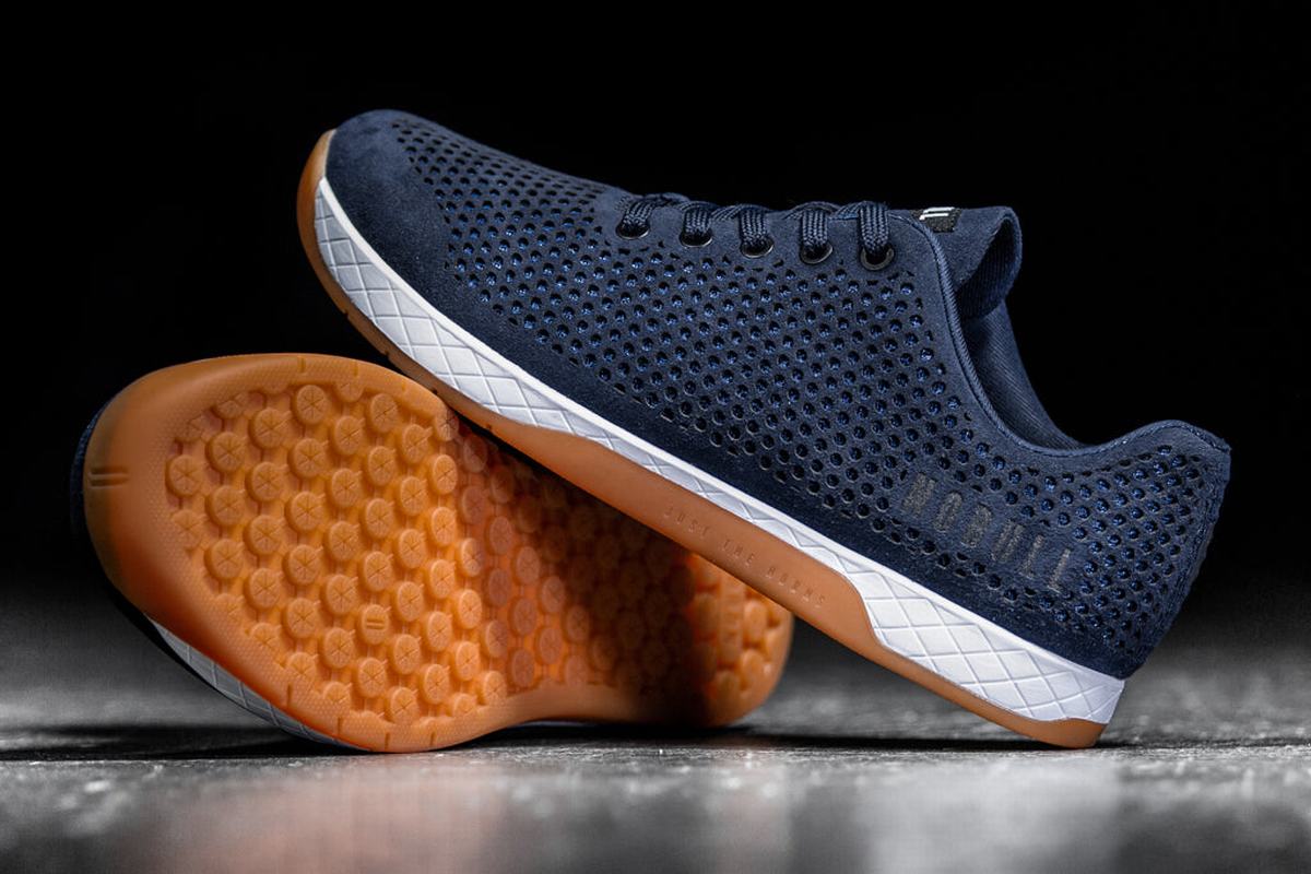 Basket Nobull Suede Trainer Homme Bleu Marine | CO4081396