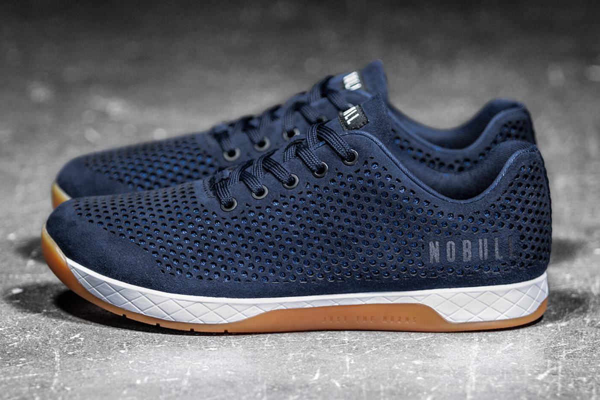 Basket Nobull Suede Trainer Homme Bleu Marine | CO4081396