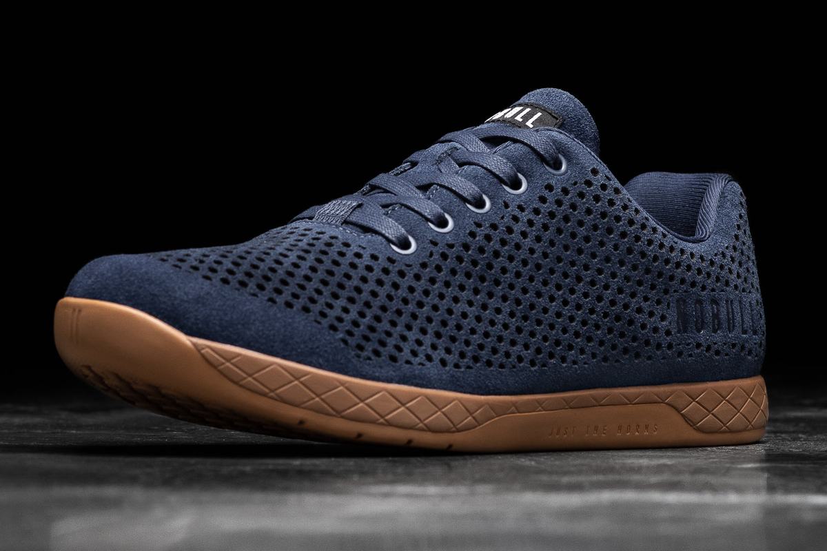 Basket Nobull Suede Trainer Homme Bleu Marine | VL9286503