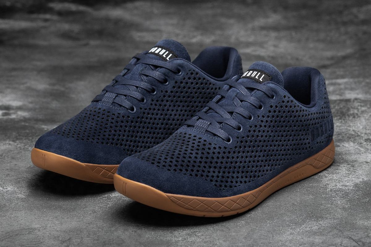 Basket Nobull Suede Trainer Homme Bleu Marine | VL9286503