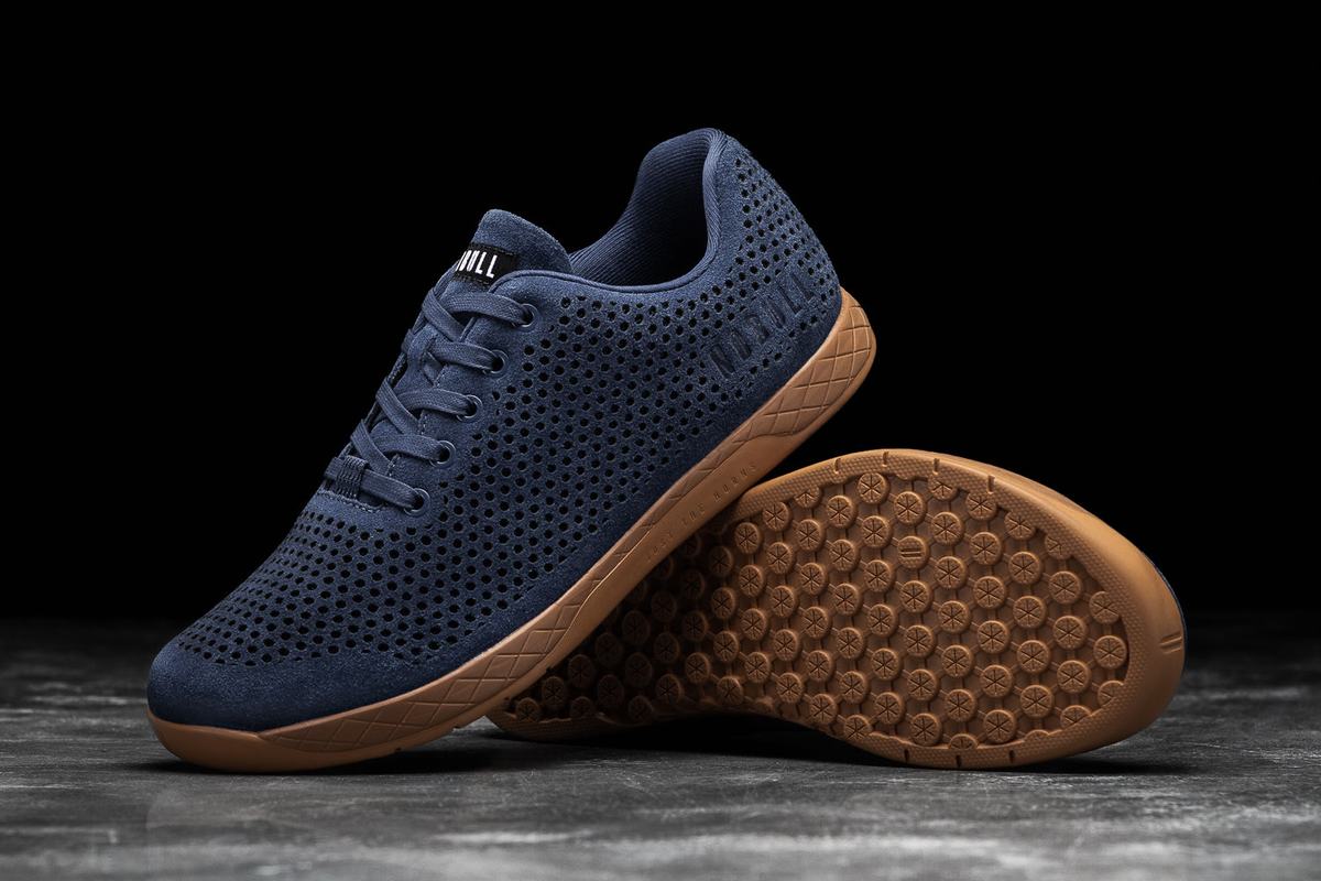 Basket Nobull Suede Trainer Homme Bleu Marine | VL9286503