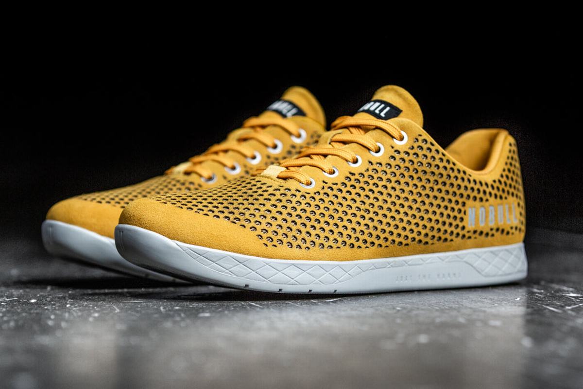 Basket Nobull Suede Trainer Homme Jaune | PL0951376