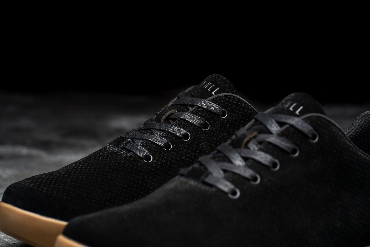 Basket Nobull Suede Trainer Homme Noir | EK7834125