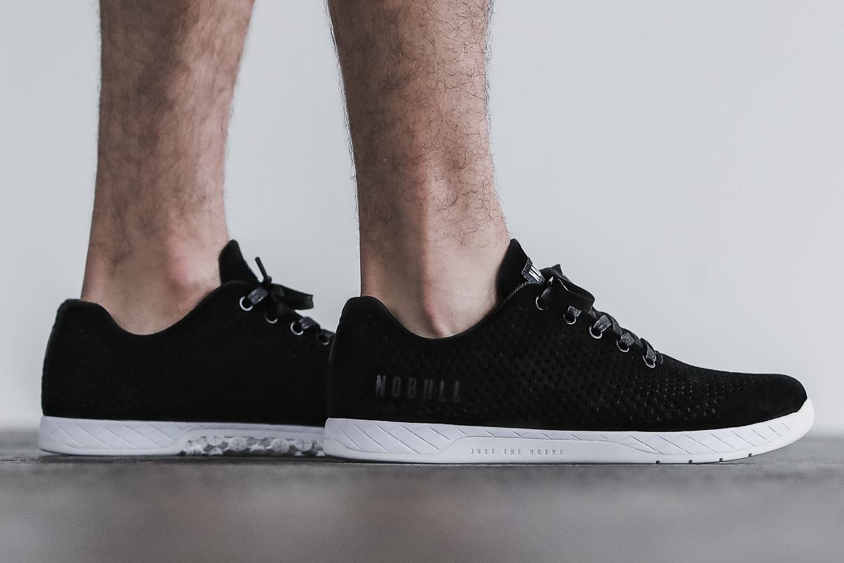 Basket Nobull Suede Trainer Homme Noir Blanche | ZM9412785