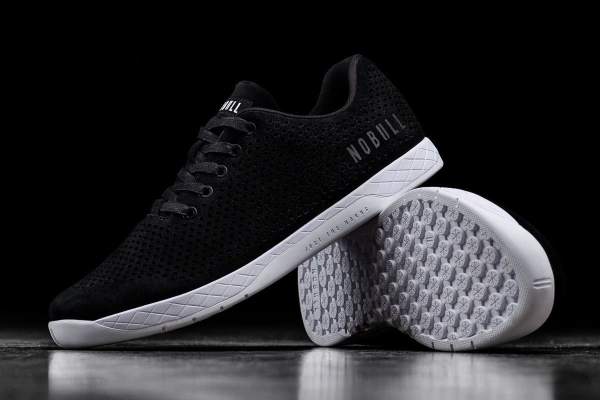 Basket Nobull Suede Trainer Homme Noir Blanche | ZM9412785