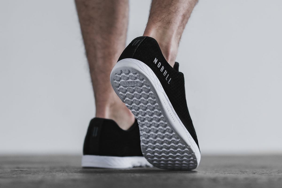 Basket Nobull Suede Trainer Homme Noir Blanche | ZM9412785