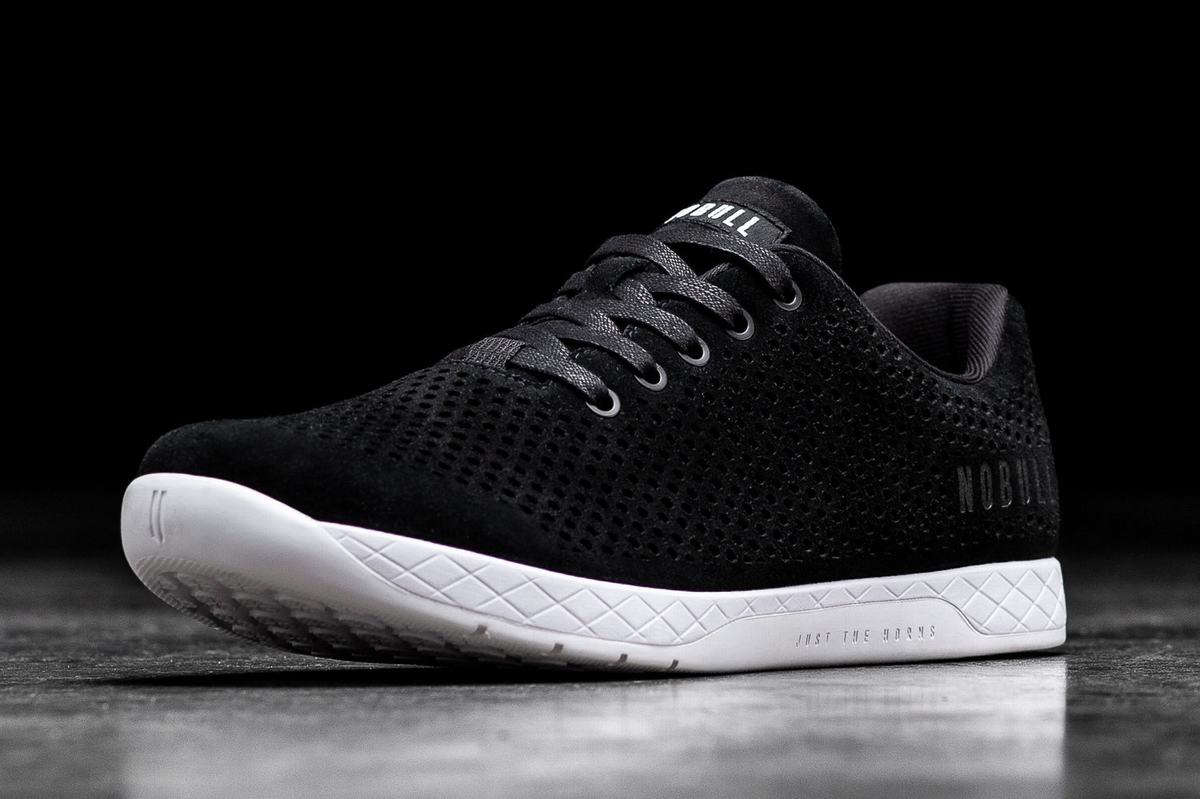 Basket Nobull Suede Trainer Homme Noir Blanche | ZM9412785